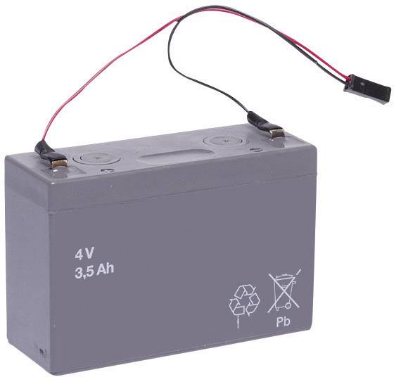 Beltrona Akumulator do lampy ręcznej Zamiennik oryginalnego akumulatora HALO4A 4 V 3400 mAh