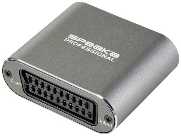 konwerter HDMI, SCART SpeaKa Professional SP-10461512, [1x złącze żeńskie HDMI – 1x złącze żeńskie SCART]