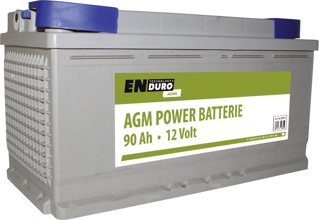 enduro Batterie AGM Power 90AH 12V Bateria zasilająca - obrazek 1