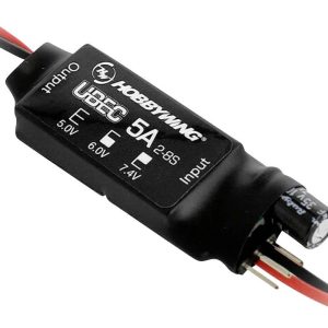 Regulator napięcia BEC Hobbywing BEC 5A V2-Air UBEC 30607000, 5 – 7.4 V, 5 A Regulator napięcia BEC Hobbywing BEC 5A V2-Air UBEC 30607000, 5 – 7.4 V, 5 A