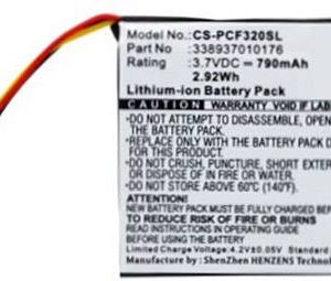 Beltrona Akumulator do nawigacji Zamiennik oryginalnego akumulatora 338937010176 3.7 V 790 mAh