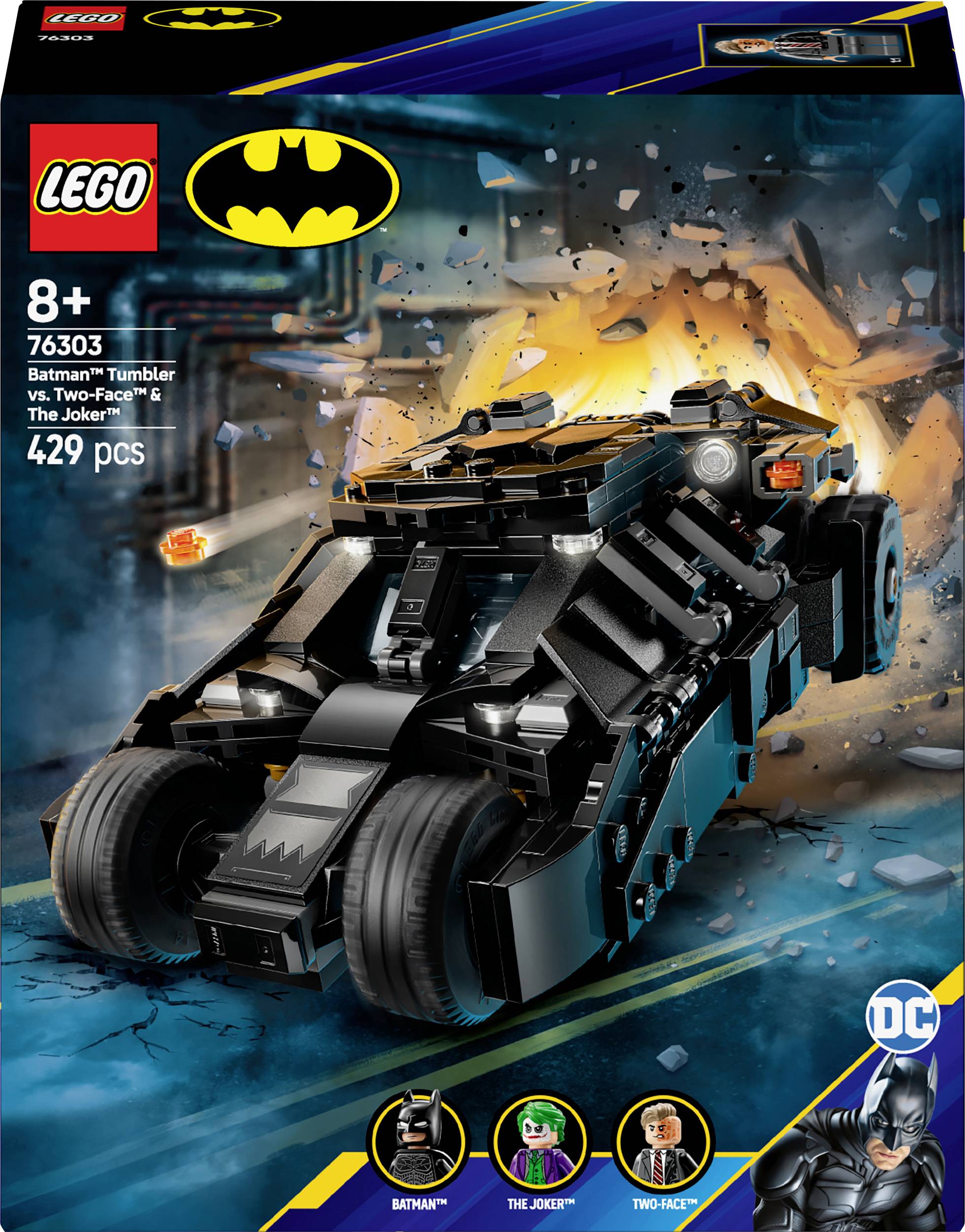 LEGO® DC COMICS SUPER HEROES LEGO DC SuperHeroes LEGO - 76303 DC Super Heroes Batman Tumbler vs. Two Face & The Joker 76 - obrazek 1