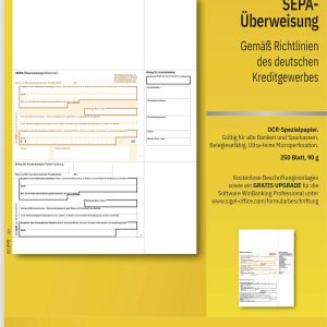 Formularz przeniesienia Sigel ZV572 ZV572, 250 ark. Formularz przeniesienia Sigel ZV572 ZV572, 250 ark.