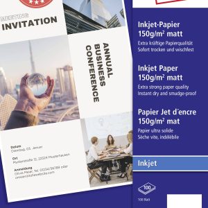 Avery-Zweckform Superior Inkjet Paper 2579-100 Papier do drukarek atramentowych DIN A4 150 g/m² 100 ark. biały Avery-Zweckform Superior Inkjet Paper 2579-100 Papier do drukarek atramentowych DIN A4 150 g/m² 100 ark. biały