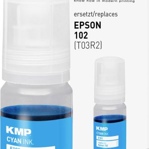 KMP Zestaw do napełnienia Zamiennik Epson 102, T03R2 zamiennik Cyjan 70 ml E183 1642,0003 KMP Zestaw do napełnienia Zamiennik Epson 102, T03R2 zamiennik Cyjan 70 ml E183 1642,0003