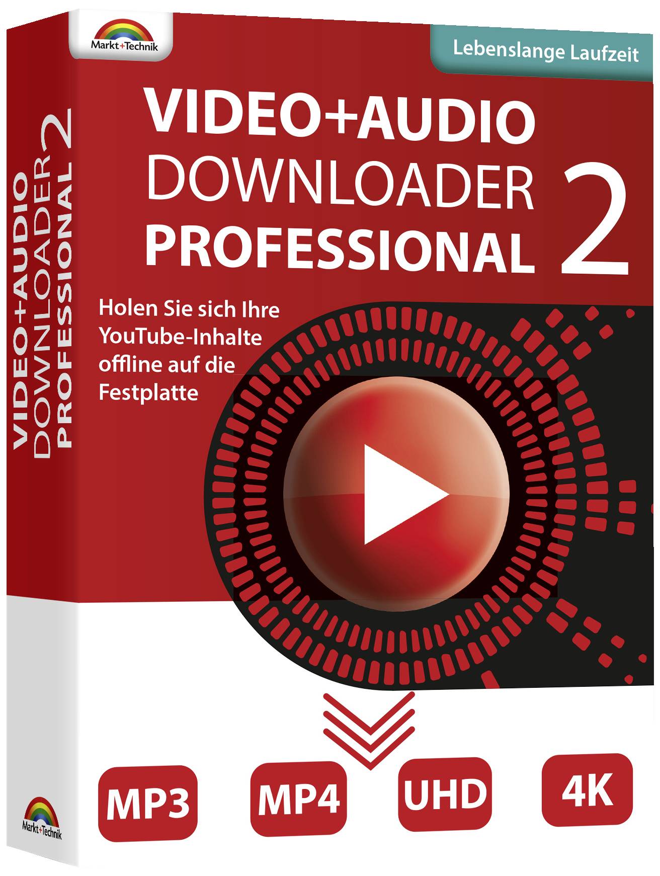 Markt & Technik Video und Audio Downloader Pro 2 Windows Multimedialne - obrazek 1
