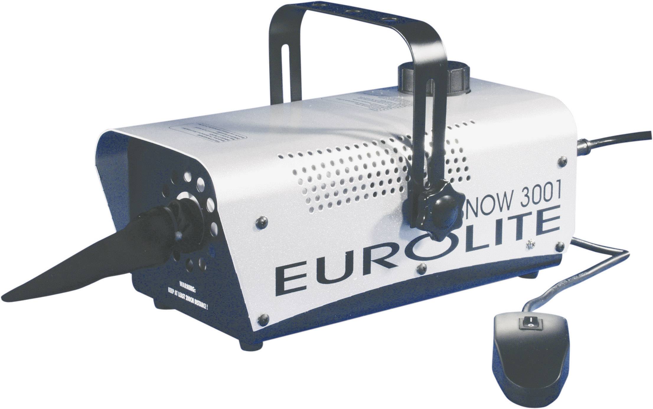 Maszyna do produkcji śniegu, Eurolite Snow 3001, zbiornik 1 l, srebrna - obrazek 1