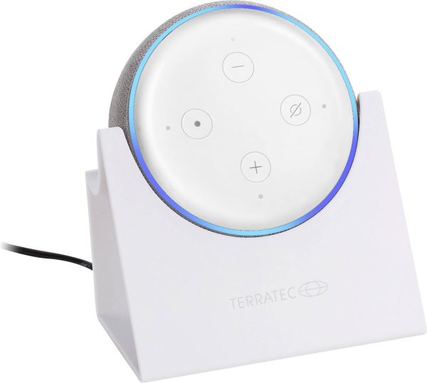 Terratec Stand by ME Echo Stojak biały Pasuje do (Asystent mowy):Amazon Echo Dot