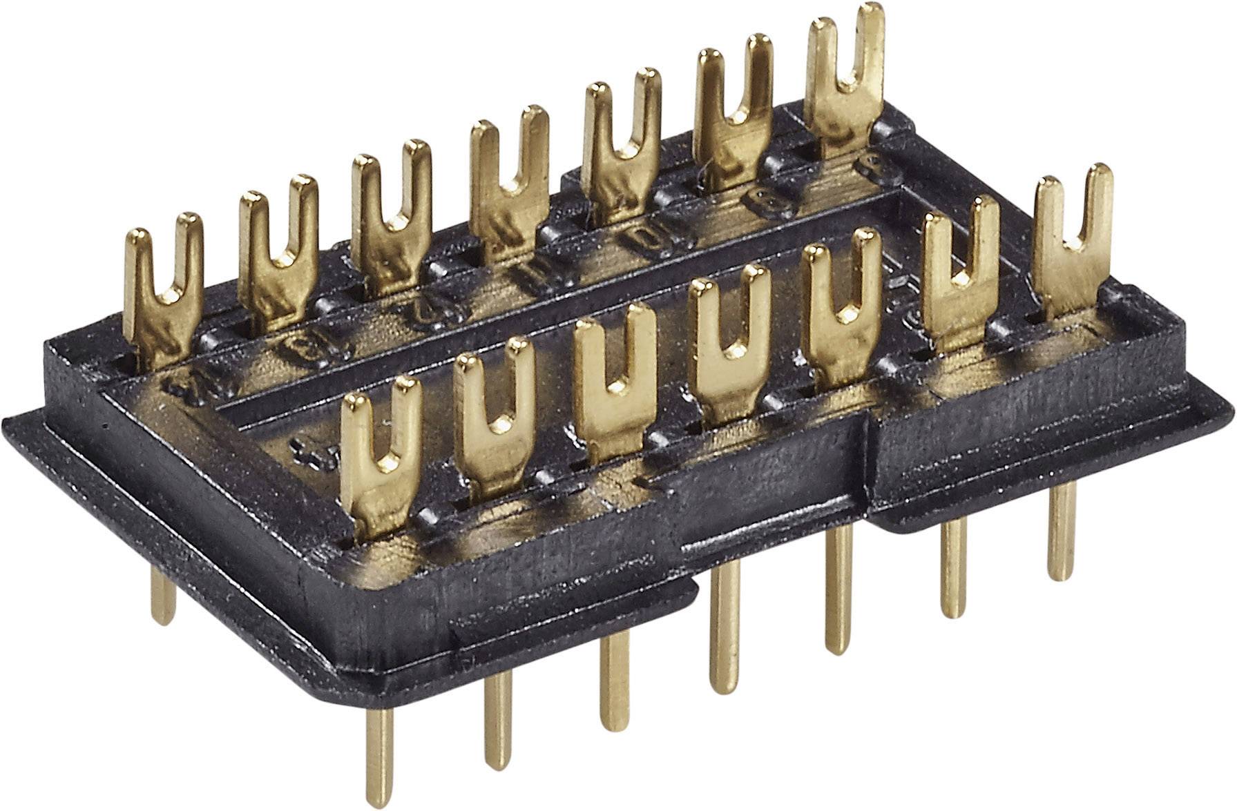 Wtyczka DIN Fischer Elektronik DILS 14 GO, RM 2,5 mm, 14 pin - obrazek 1