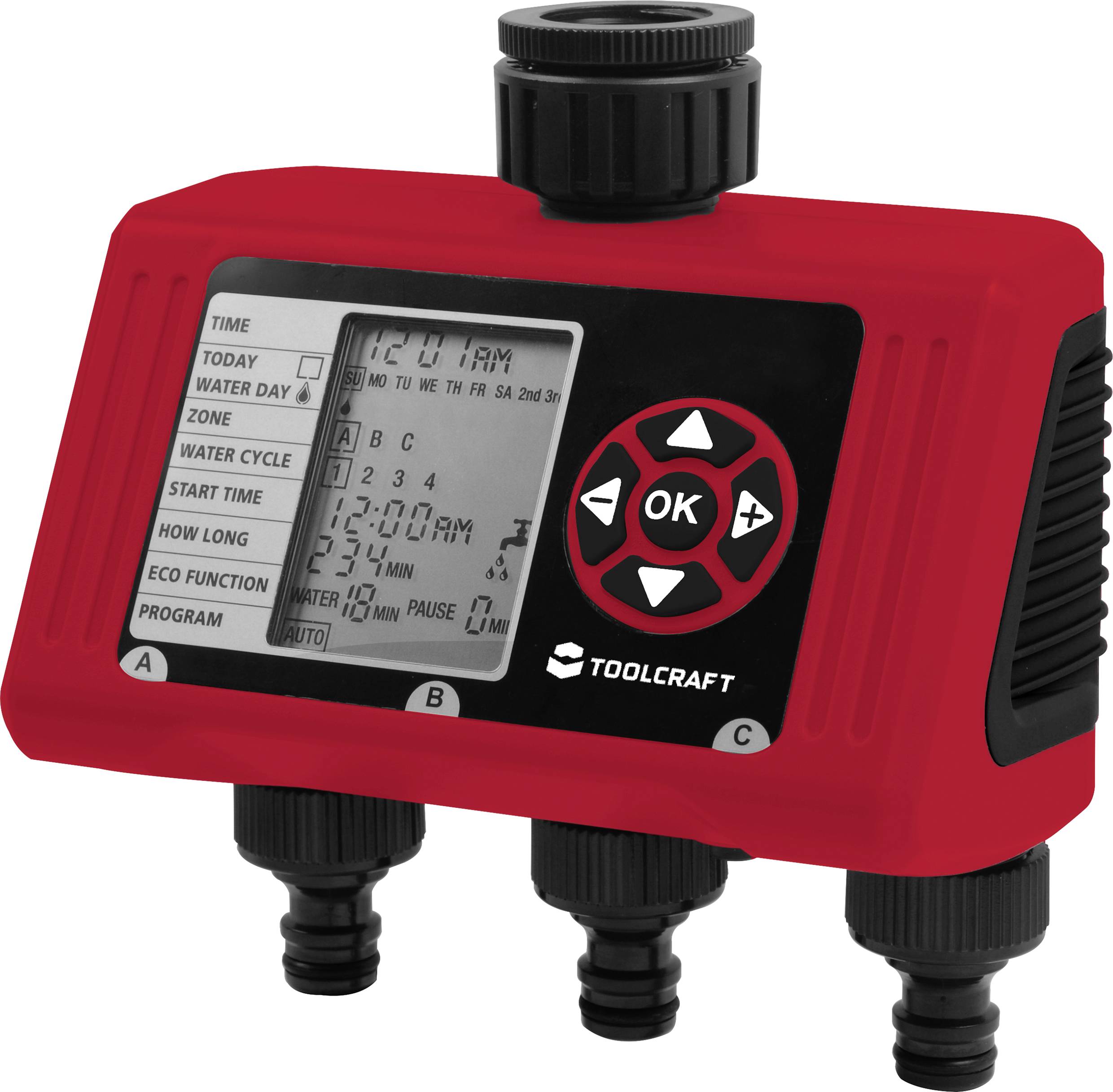 Sterownik nawadniania TOOLCRAFT Easy Trio, na 3 węże - obrazek 1