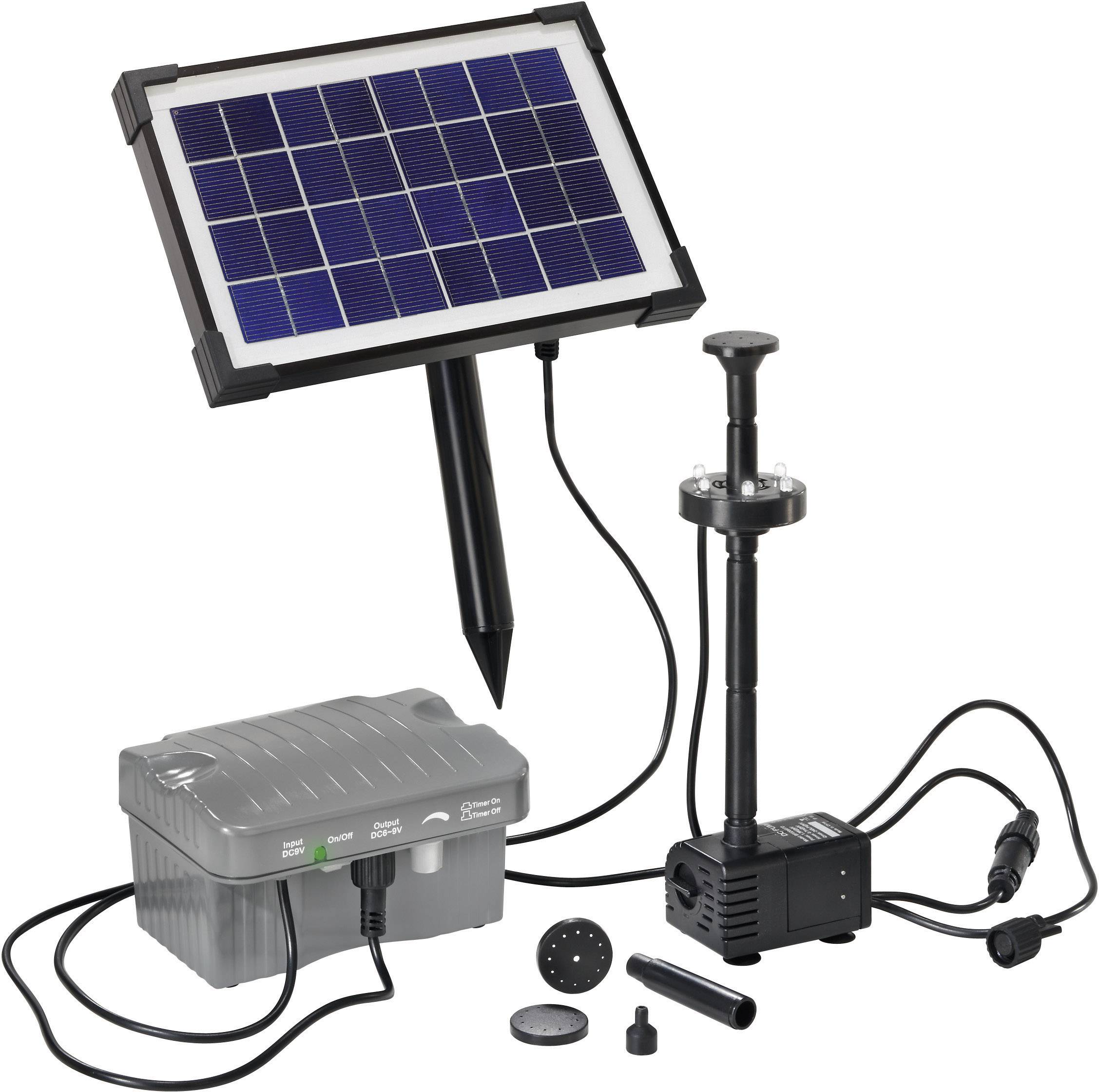 Esotec 101775 Palermo LED Pompa solarna - zestaw z oświetleniem, z zapasowym akumulatorem - obrazek 1