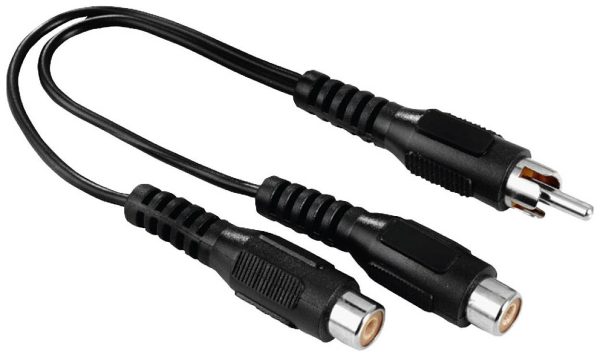 Audio adapter Hama 00205183, RCA/Cinch, 0 cm