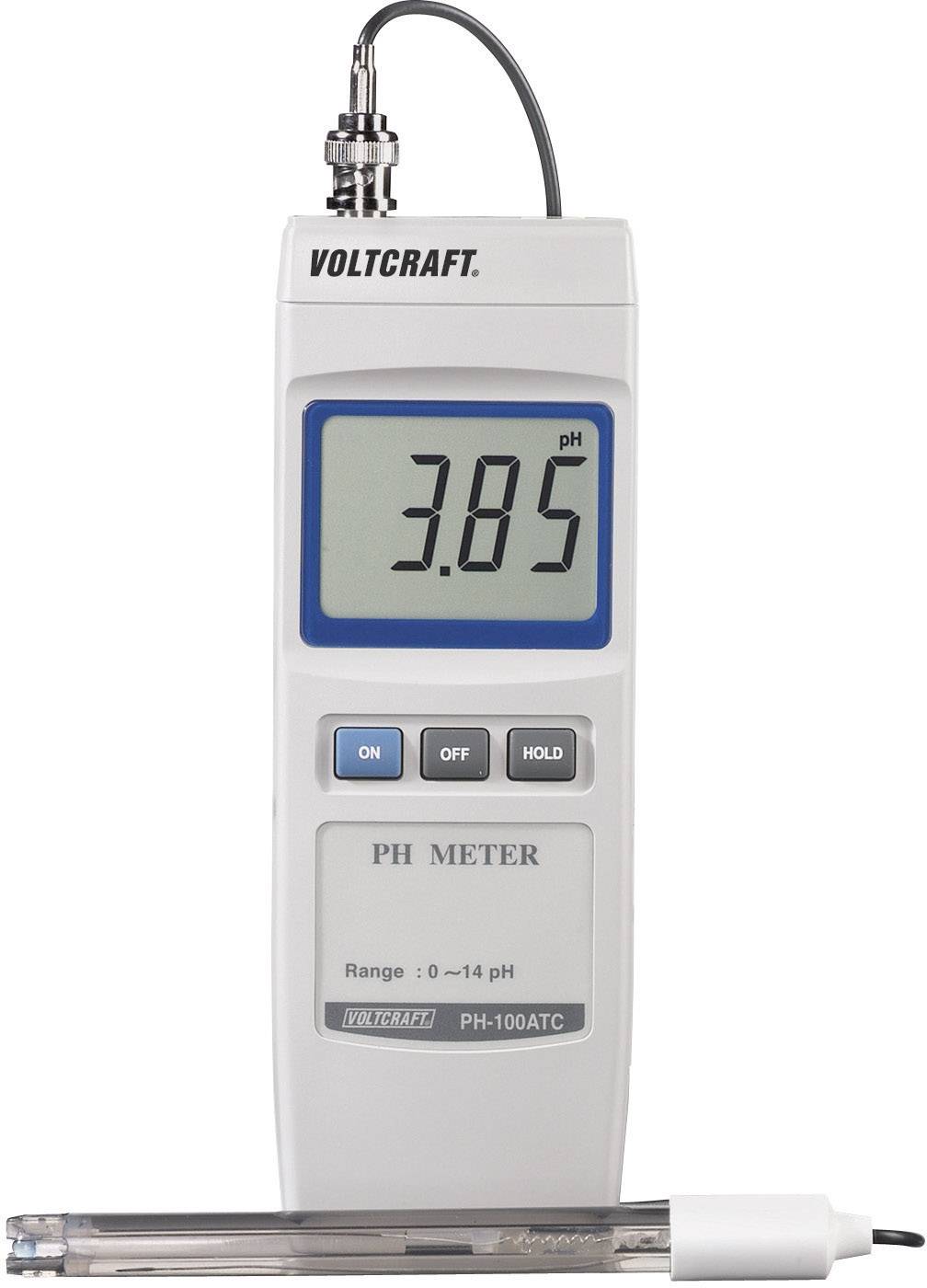 pH-metr VOLTCRAFT PH-100 ATC, 0 - 14 pH - obrazek 1