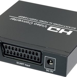 Konwerter Scart – HDMI SpeaKa Professional SP-3957084, złącze SCART na Złącze HDMI, jack 3,5 mm, cinch Konwerter Scart – HDMI SpeaKa Professional SP-3957084, złącze SCART na Złącze HDMI, jack 3,5 mm, cinch