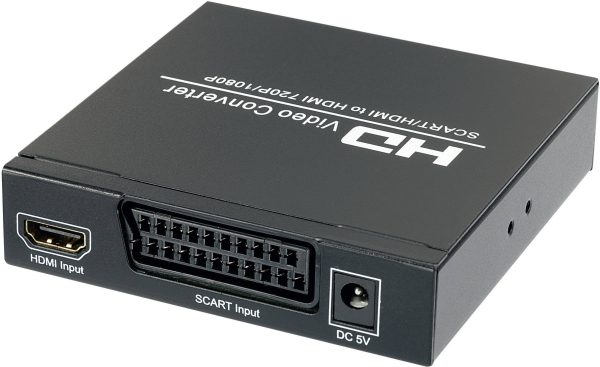 Konwerter Scart – HDMI SpeaKa Professional SP-3957084, złącze SCART na Złącze HDMI, jack 3,5 mm, cinch