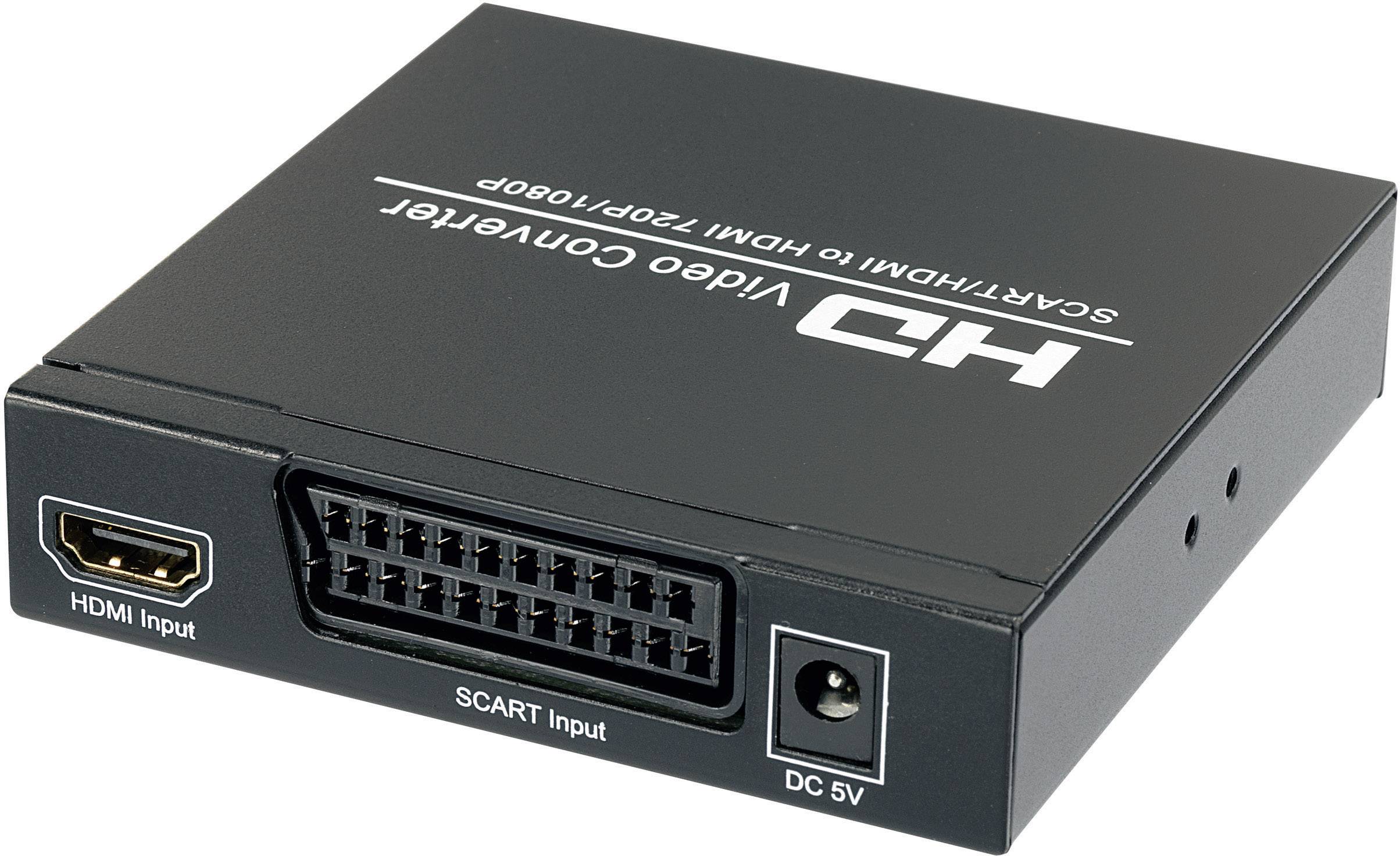 Konwerter Scart - HDMI SpeaKa Professional SP-3957084, złącze SCART na Złącze HDMI, jack 3,5 mm, cinch - obrazek 1