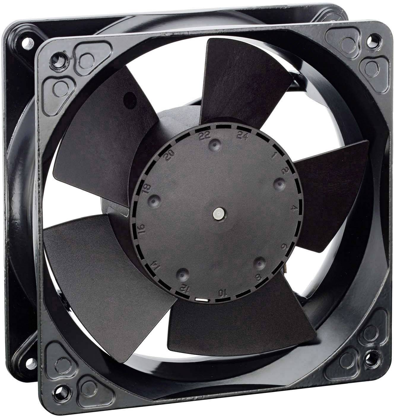 EBM Papst 4114 NH5 Wentylator osiowy 24 V/DC 390 m³/h (D x S x W) 119 x 119 x 38 mm - obrazek 1