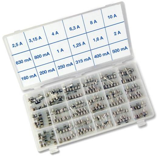 Püschel Feinsicherungen SORTI18TB SORTI18TB Bezpiecznik (Ø x D) 5 mm x 20 mm wolny -T- Zawartość 180 szt. - obrazek 1