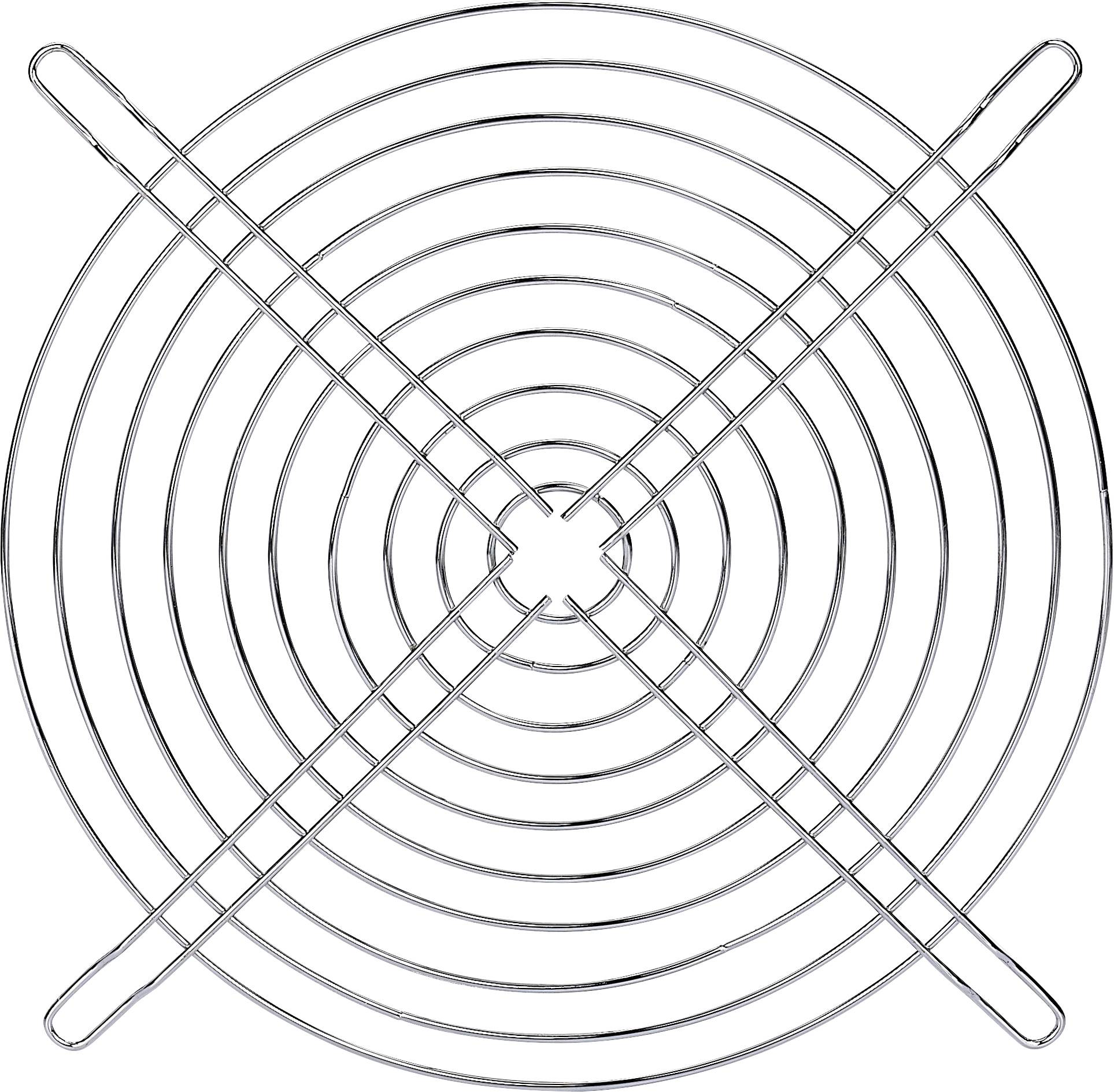Metalowa kratka wentylatora TRU COMPONENTS TC-MG200 TRU COMPONENTS TC-MG200, TC-13375936, (S x W) 200 mm x 200 mm - obrazek 1