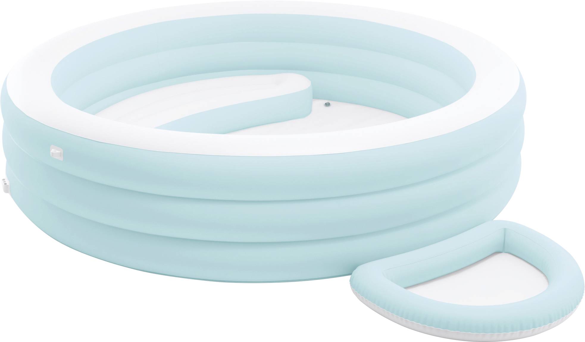Basen Intex „Canopy Lounge” z markizą, ławką i dużą ilością miejsca oferuje orzeźwiającą kąpiel dla dzieci w wieku od 3 - obrazek 1
