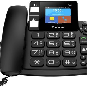 Stacjonarny telefon komórkowy Onestyle Opal czarny Stacjonarny telefon komórkowy Onestyle Opal czarny