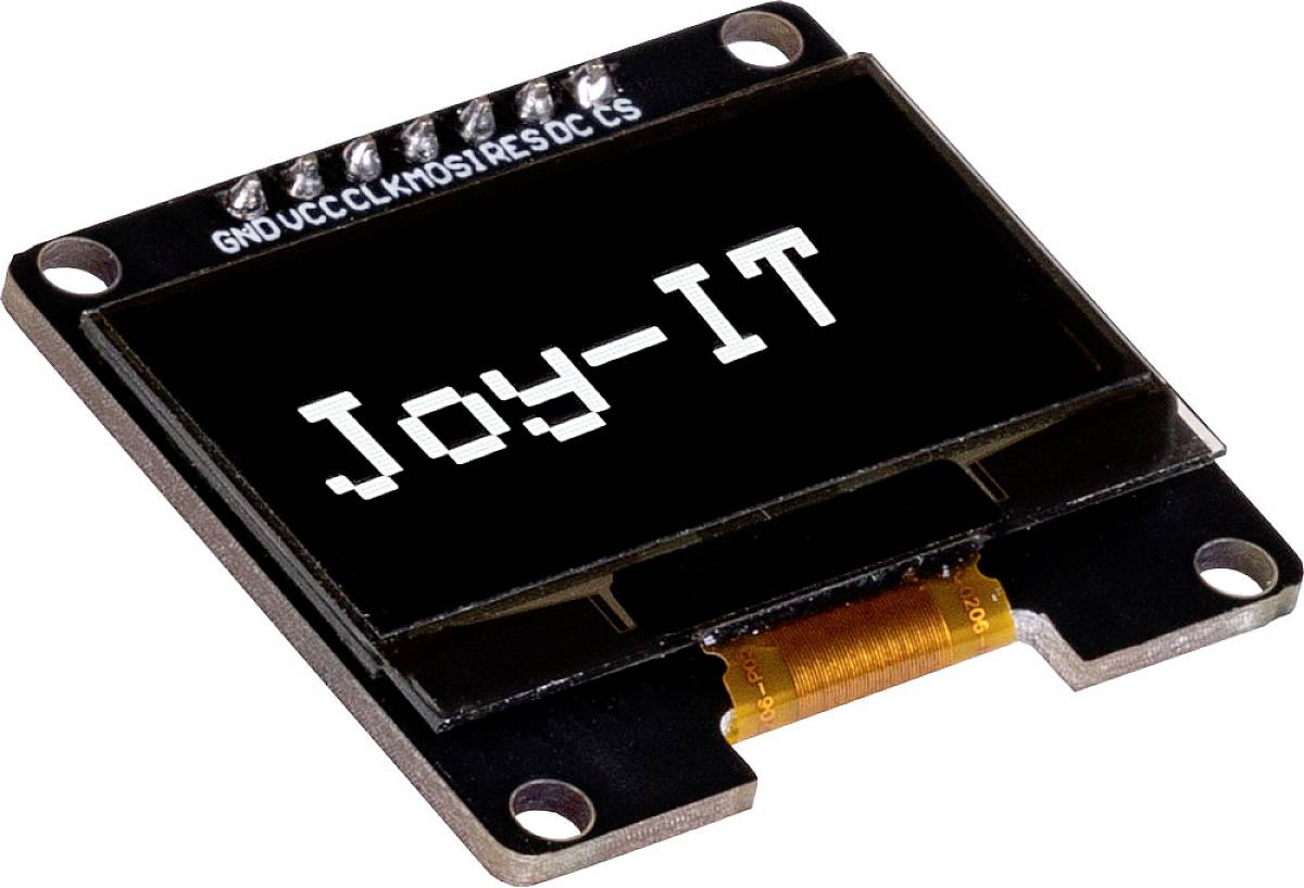 Moduł wyświetlacza Joy-it SBC-OLED01.3 3.3 cm (1.3 cal) 128 x 64 Pixel Pasuje do: Arduino, Raspberry Pi®, ASUS Tinker Bo - obrazek 1