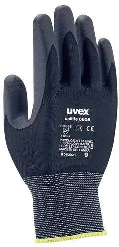 uvex 6057308 unilite / unipur Poliamid, Pianka nitrylowa Rękawice montażowe Rozmiar rękawic: 8 EN 388 1 par(a)