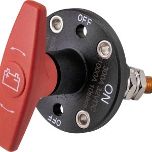 TRU COMPONENTS TC-9075596 Wyłącznik akumulatora samochodowego, 1 x wył/wł, 32 V/DC, 300 A TRU COMPONENTS TC-9075596 Wyłącznik akumulatora samochodowego, 1 x wył/wł, 32 V/DC, 300 A