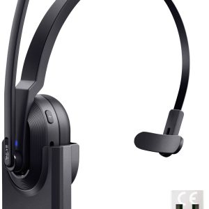 EKSA H5 Słuchawki nauszne Bluetooth czarny redukcja szumów mikrofonu, Wyciszanie hałasów zestaw słuchawkowy, ze stacją b EKSA H5 Słuchawki nauszne Bluetooth czarny redukcja szumów mikrofonu, Wyciszanie hałasów zestaw słuchawkowy, ze stacją b