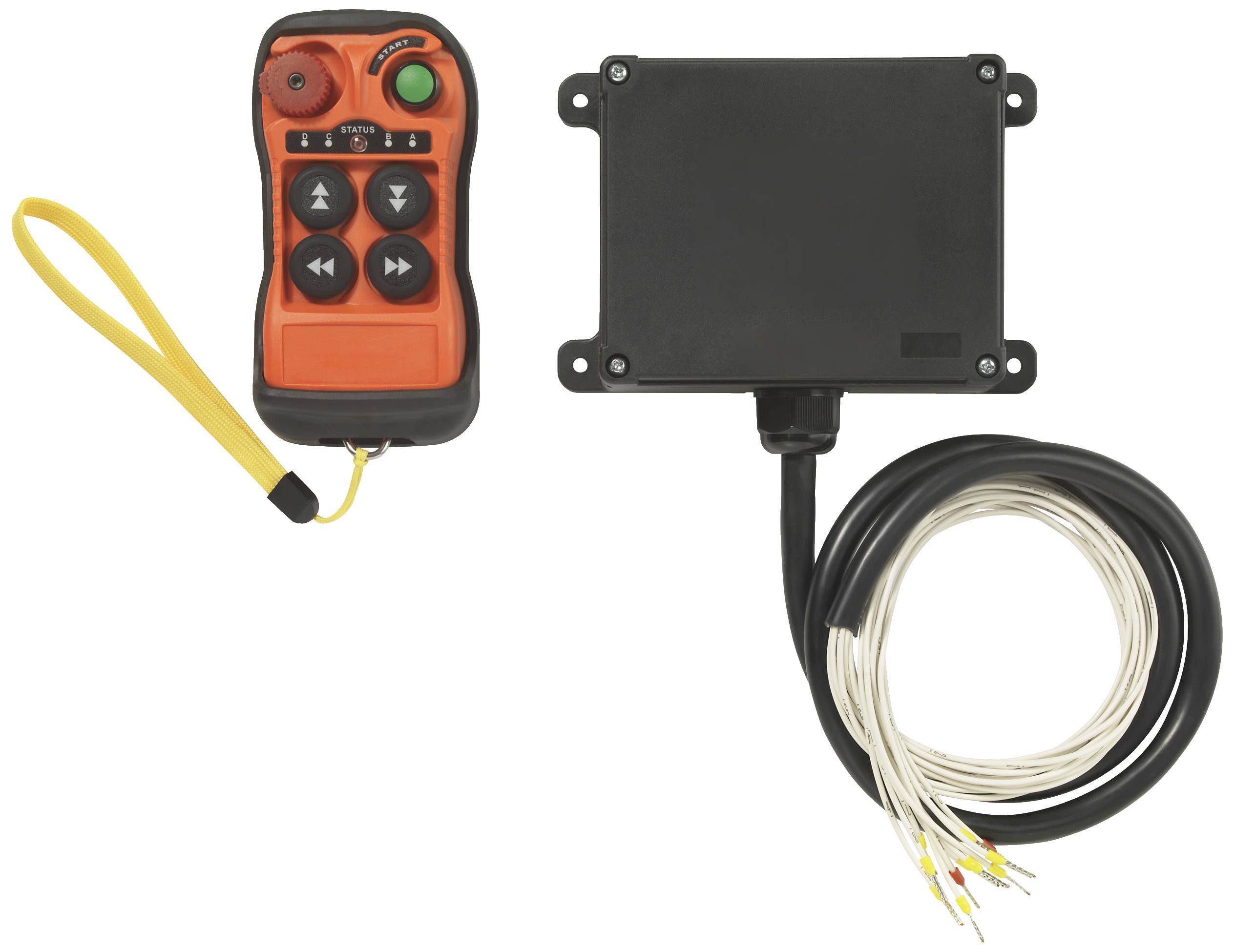 TRU COMPONENTS TC-11331320 Przemysłowy pilot radiowy 4-kanałowy 10 - 30 V 1 szt. - obrazek 1