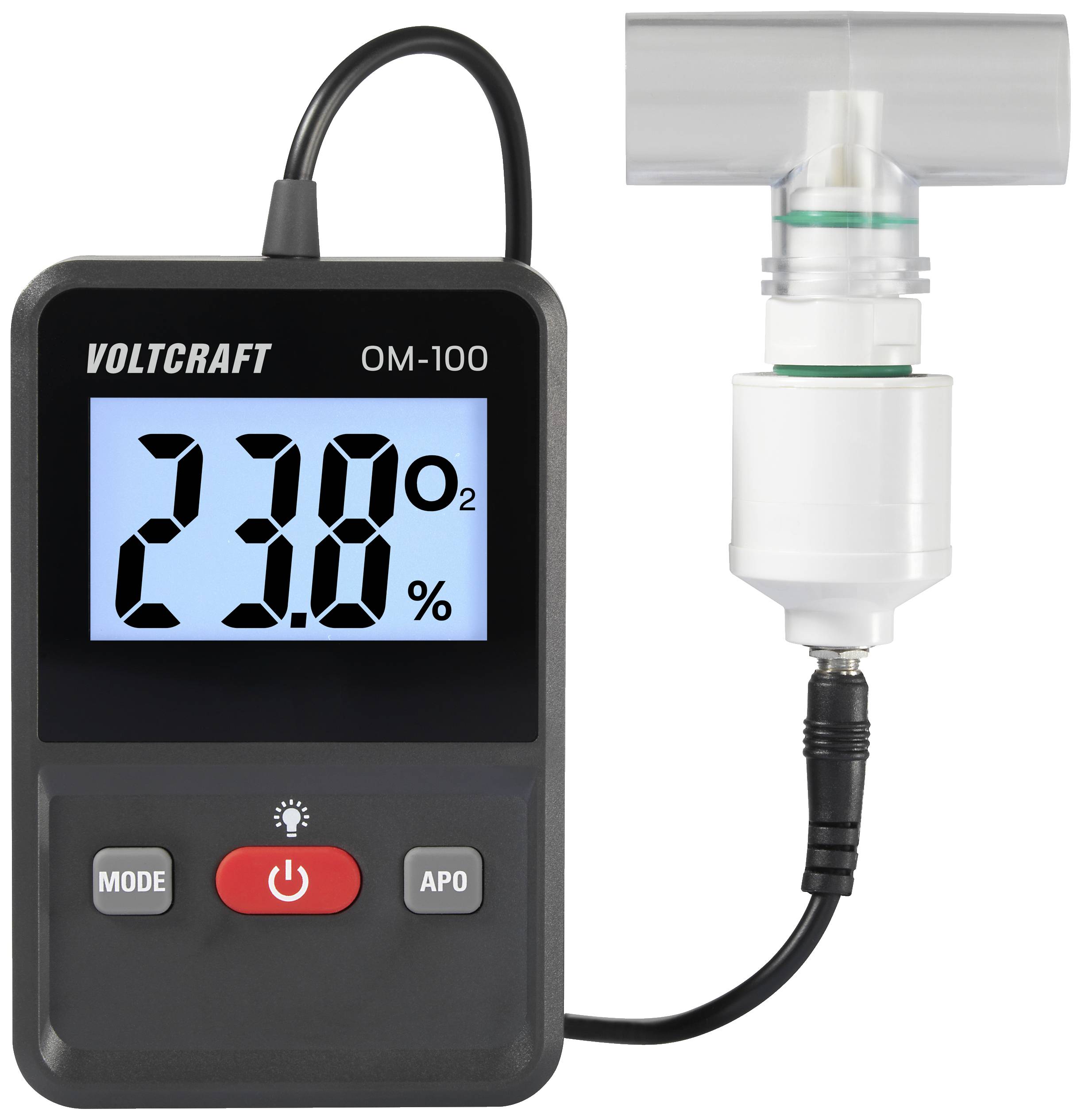 Miernik tlenu VOLTCRAFT OM-100 0 - 100 % - obrazek 1