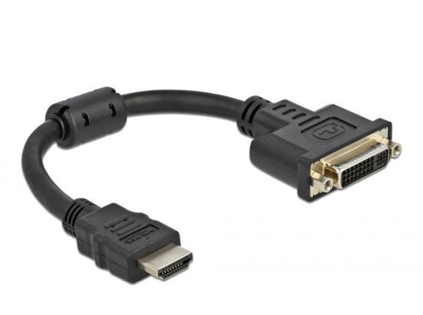 adapter HDMI, DVI Delock 65206 65206, 0.20 m