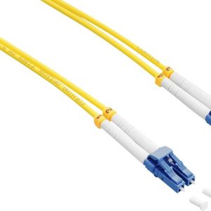 LogiLink FP0LC20 światłowodowe do światłowodów kabel 20.00 m żółty 9/125 µ Singlemode OS2