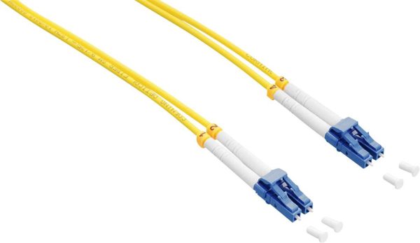 LogiLink FP0LC20 światłowodowe do światłowodów kabel 20.00 m żółty 9/125 µ Singlemode OS2
