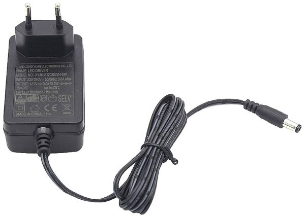 Dehner Elektronik XY 36LE-1203000VH-EW Transformator LED, Sterownik LED Stałonapięciowy 36 W 3.0 A 12 V/DC Zabezpieczeni