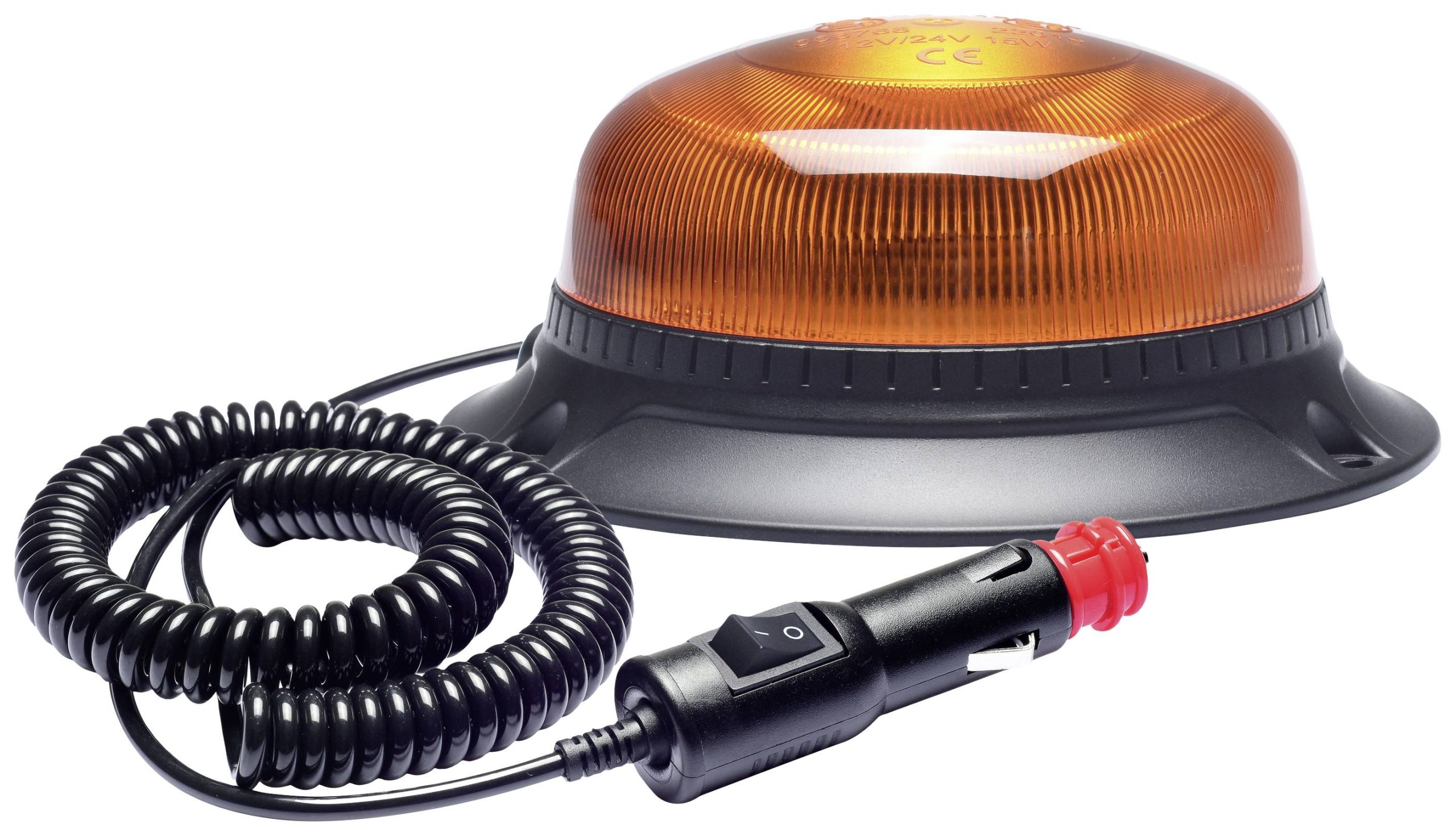 Berger & Schröter N/A LED Mini RKL Magnet 20302 12 V/DC, 24 V/DC stopka magnetyczna, montaż śrubowy pomarańczowy - obrazek 1