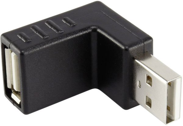 Renkforce USB 2.0 adapter [1x złącze męskie USB-A 2.0 – 1x złącze żeńskie USB-A 2.0]