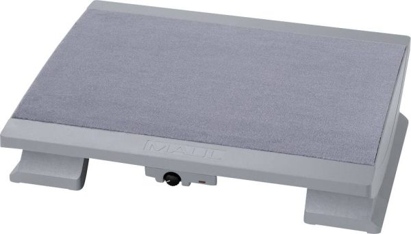 Maul 9025085 JAKOB MAUL – Maul – Fußauflage – Grau Podnóżek (S x W x G) 45 x 220 x 39 cm ergonomiczne, regulacja wysokoś