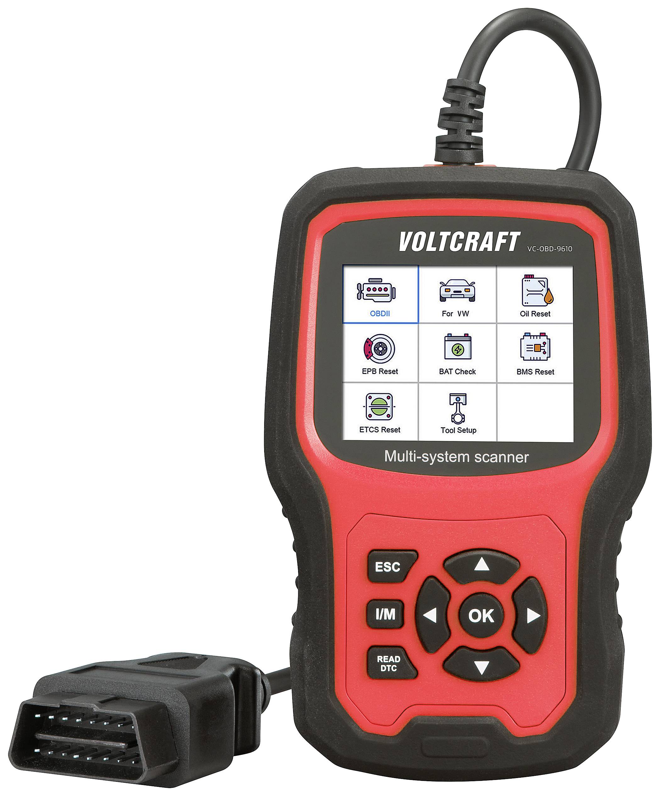 Urządzenie diagnostyczne OBD II VOLTCRAFT VC-OBD-9610 - obrazek 1