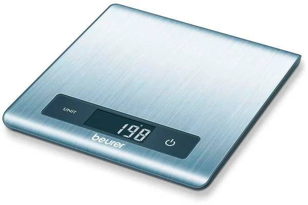 Beurer KS 51 Waga kuchenna cyfrowy Zakres pomiaru maks.=5 kg stali szlachetnej 203 x 182 x 15 - obrazek 1