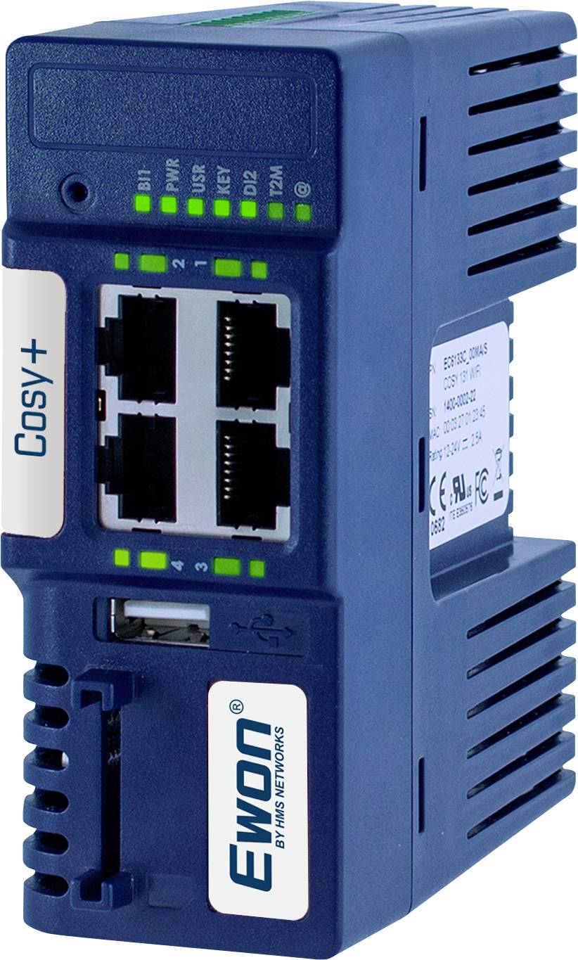 Router ze zdalnym dostępem EWON EC71330_00MA Ethernet, USB 24 V/DC, 12 V/DC - obrazek 1