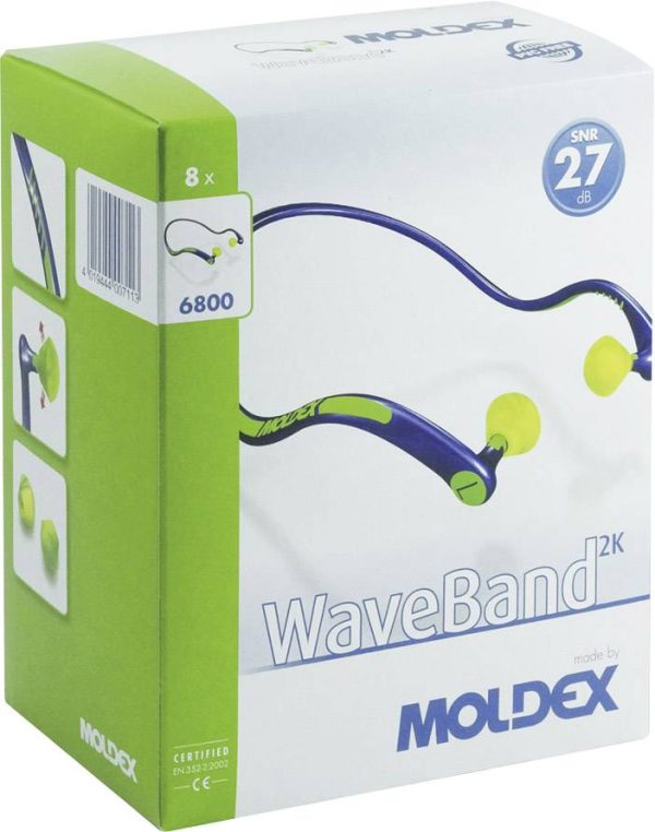 Moldex WaveBand 6800 01 Zatyczki ochronne do uszu 27 dB EN 352-2 1 szt.