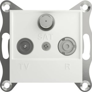 Schneider Electric Gniazdo TV, Radio, SAT Asfora biały (RAL 9003) EPH3570121D 1 szt. Schneider Electric Gniazdo TV, Radio, SAT Asfora biały (RAL 9003) EPH3570121D 1 szt.