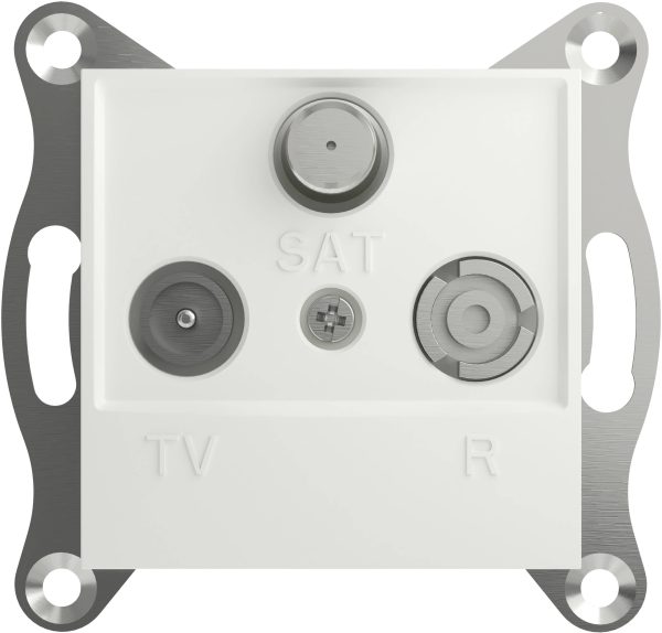 Schneider Electric Gniazdo TV, Radio, SAT Asfora biały (RAL 9003) EPH3570121D 1 szt.