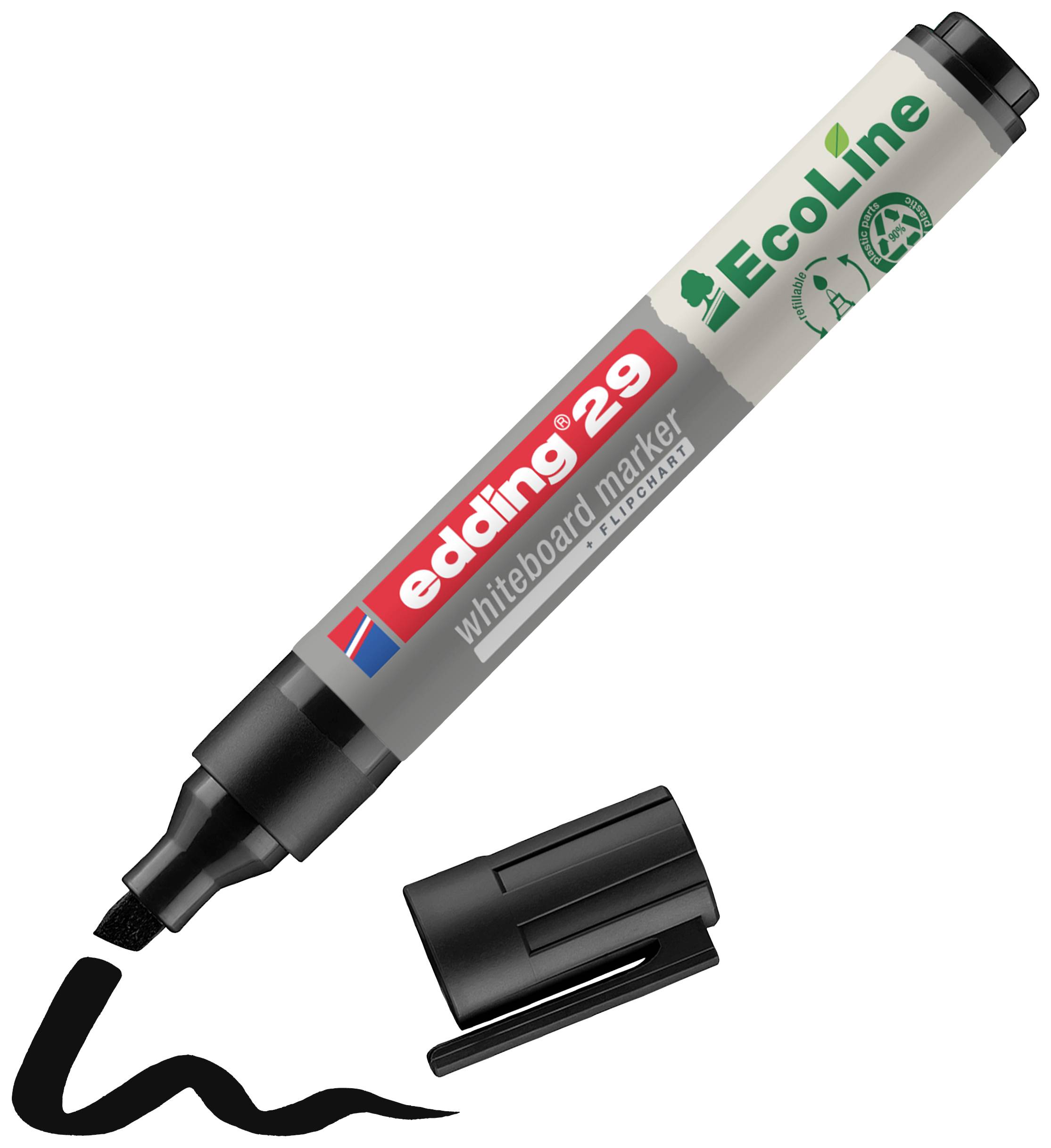 Edding 29 EcoLine 4-29001 Marker do białej tablicy czarny 1 szt. - obrazek 1