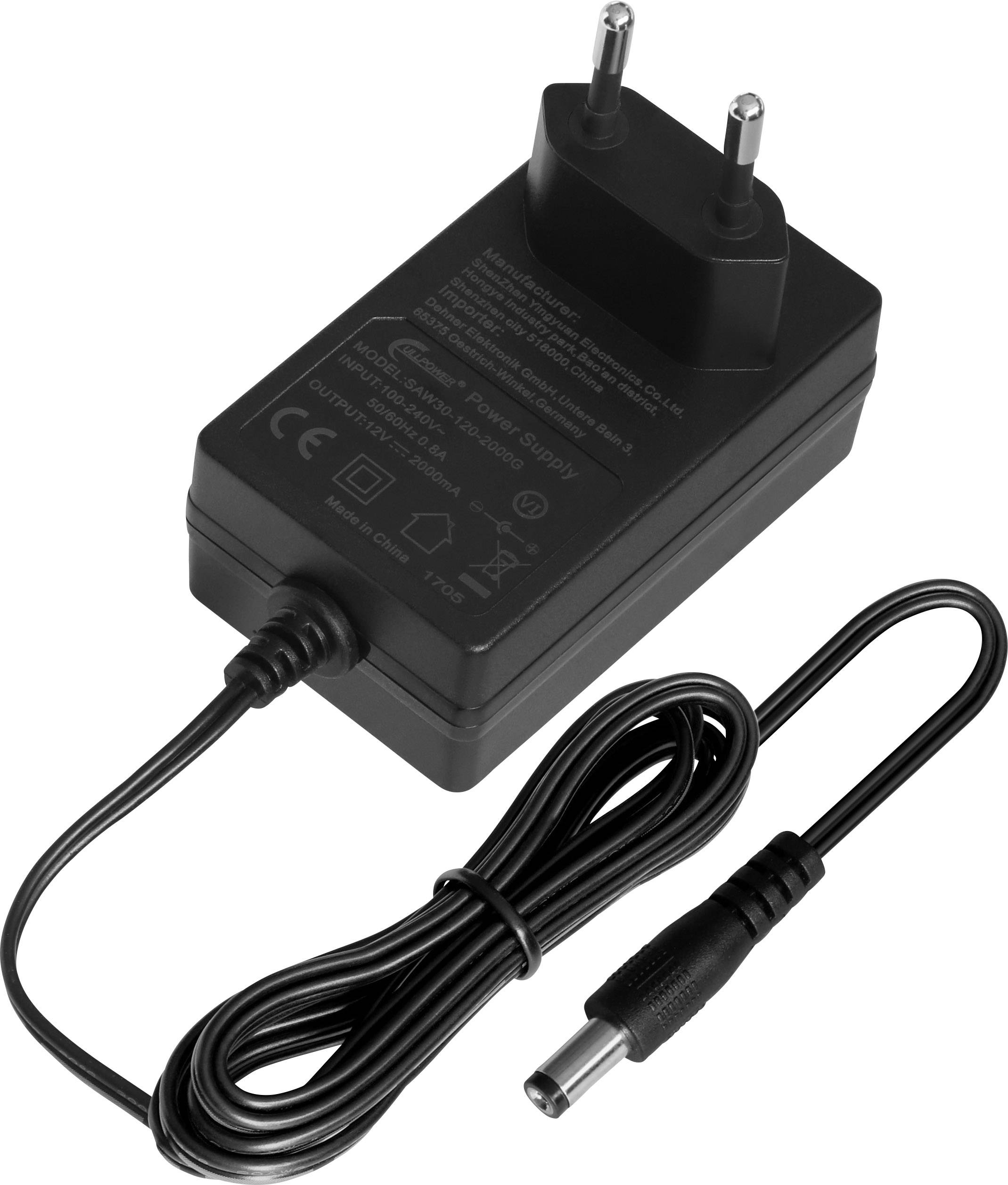 Zasilacz wtyczkowy, stałonapięciowy Dehner Elektronik SAW 30-120-2000G 2000 mA 24 W - obrazek 1