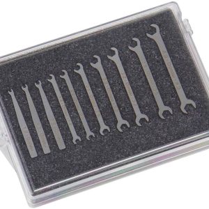 Donau Elektronik 980-SET Micro-Maulschlüssel-Set 10-tlg. 1-4 mm Klucz płaski micro 10 szt. Rozmiar klucza (metryczny) (t Donau Elektronik 980-SET Micro-Maulschlüssel-Set 10-tlg. 1-4 mm Klucz płaski micro 10 szt. Rozmiar klucza (metryczny) (t
