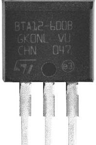 TRIAC STMicroelectronics BTB12-600CWRG, 1 szt. TRIAC STMicroelectronics BTB12-600CWRG, 1 szt.