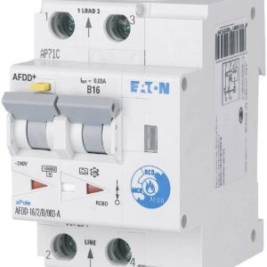 Eaton 187204 Przełącznik ochrony przeciwpożarowej 2 styki 16 A 0.03 A 230 V/AC 1 szt. Eaton 187204 Przełącznik ochrony przeciwpożarowej 2 styki 16 A 0.03 A 230 V/AC 1 szt.