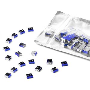 Smartkeeper Blokada portu USB UL03P2DB Zestaw 100-elementowy granatowy bez klucza UL03P2DB Smartkeeper Blokada portu USB UL03P2DB Zestaw 100-elementowy granatowy bez klucza UL03P2DB